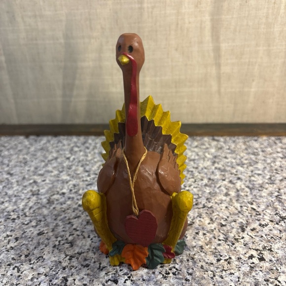 Turkey with "Eat Beef" sign Thanksgiving Decoration Figurine - Picture 1 of 11